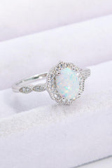 Just For You 925 Sterling Silver Opal Ring - Flyclothing LLC