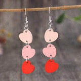 Heart Wood Dangle Earrings - Trendsi - Flyclothing LLC