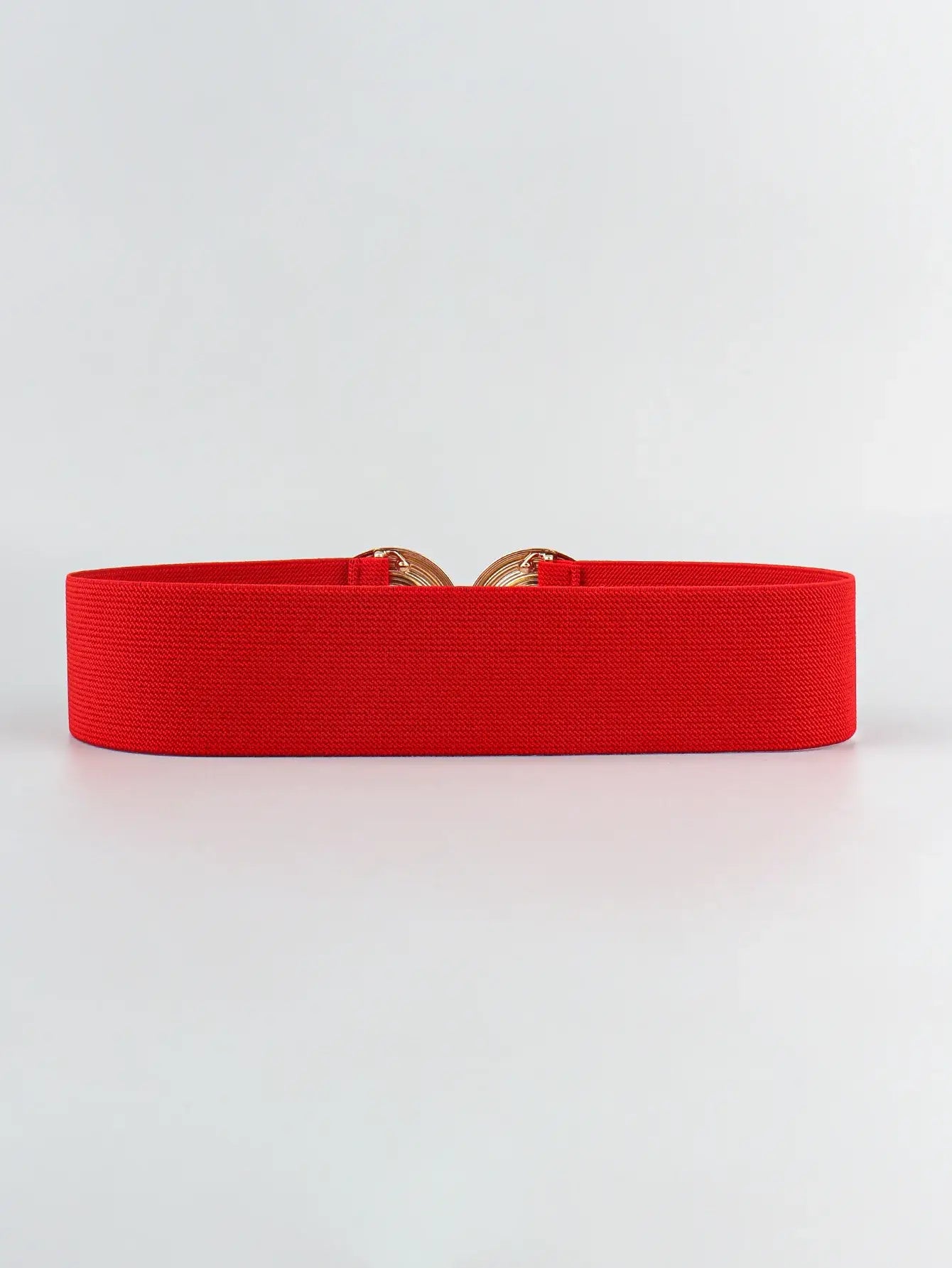 Geometric Buckle Elastic Wide Belt - Trendsi - Flyclothing LLC