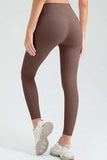 High Waist Skinny Active Pants - Trendsi - Flyclothing LLC