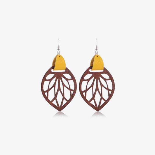 Leaf Drop Earrings - Trendsi