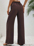 Wide Leg Drawstring Pants - Trendsi - Flyclothing LLC