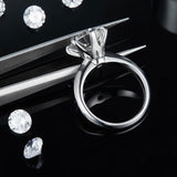 5 Carat Moissanite 925 Sterling Silver Ring - Trendsi
