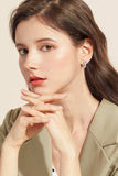 2 Carat Moissanite 925 Sterling Silver Earrings - Trendsi - Flyclothing LLC