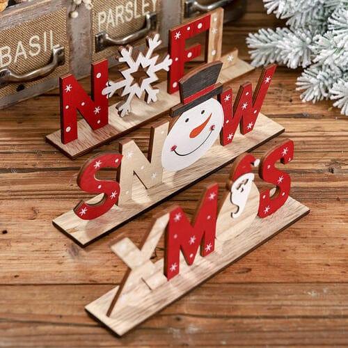 Assorted 2-Piece Christmas Element Ornament - Trendsi