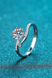 On My Mind 925 Sterling Silver Moissanite Ring - Trendsi - Flyclothing LLC