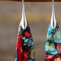 Geometrical Shape Dangle Earrings - Trendsi