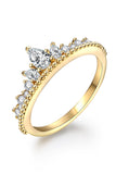 Crown Shape Moissanite Ring - Trendsi