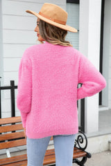 Turtle Neck Long Sleeve Pullover Sweater - Trendsi - Flyclothing LLC