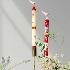 Tall Hand Painted Candles - Three in Box - Kimeta Design - Nobunto - Flyclothing LLC