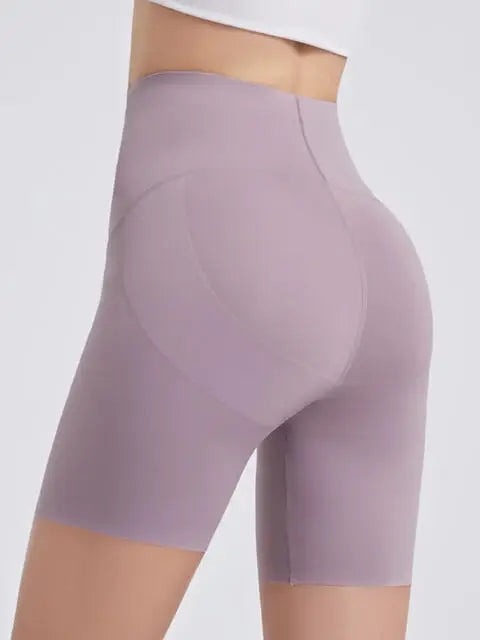 Wide Waistband Sports Shorts - Trendsi - Flyclothing LLC