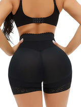 Full Size Lace Detail Hook-and-Eye Shaping Shorts - Trendsi - Flyclothing LLC