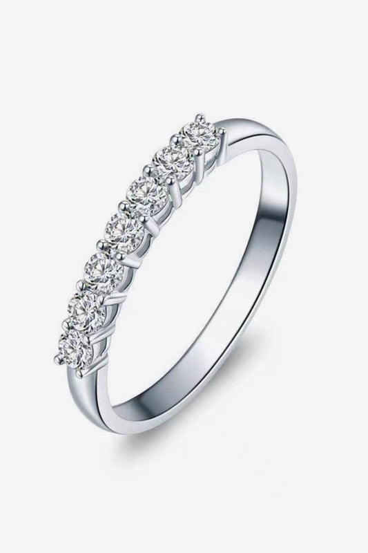 Charming Moissanite 925 Sterling Silver Ring - Flyclothing LLC