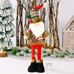 Christmas Telescopic Leg Doll - Trendsi