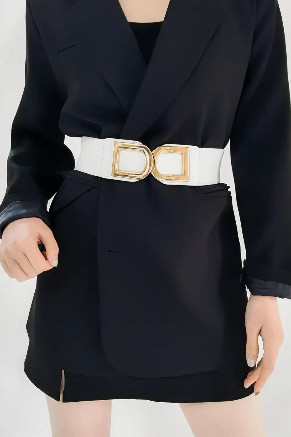 Double D Buckle PU Belt - Trendsi - Flyclothing LLC