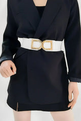Double D Buckle PU Belt - Trendsi - Flyclothing LLC