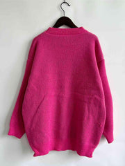 PINKY PROMISE Graphic Sweater - Trendsi