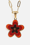 Flower Pendant Stainless Steel Necklace - Trendsi - Flyclothing LLC