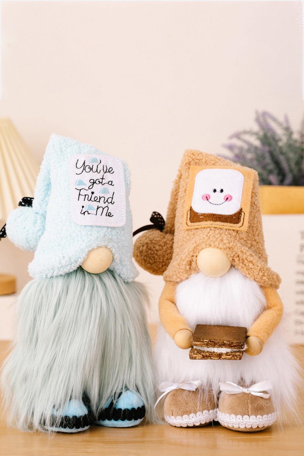 Mother's Day Pom-Pom Trim Faceless Gnome - Trendsi