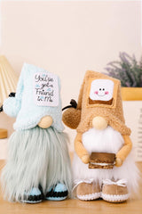 Mother's Day Pom-Pom Trim Faceless Gnome - Trendsi