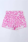 Leopard Elastic Waist Shorts - Trendsi - Flyclothing LLC