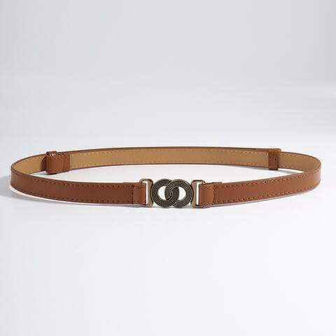Alloy Buckle PU Belt - Trendsi - Flyclothing LLC