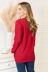 Culture Code Full Size Wide Notch Relax Top - Trendsi - Flyclothing LLC