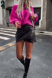 Horizontal Ribbing Round Neck Sweater - Trendsi - Flyclothing LLC