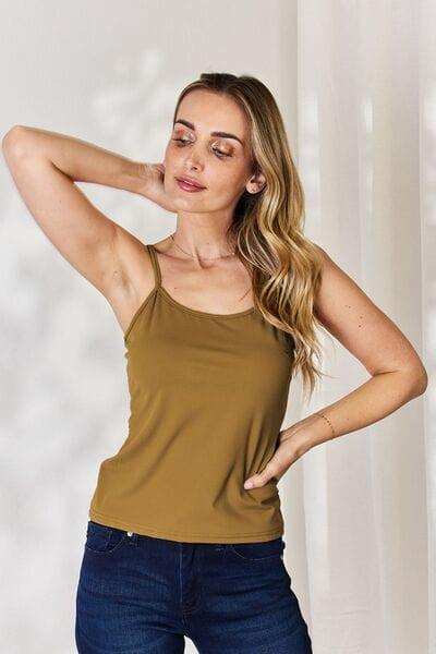 Basic Bae Full Size Round Neck Slim Cami - Trendsi - Flyclothing LLC