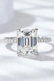 5 Carat Moissanite Side Stone Ring - Trendsi