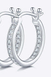 Moissanite 925 Sterling Silver Earrings - Trendsi - Flyclothing LLC