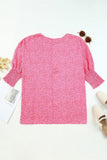 Leopard Smocked Flounce Sleeve Blouse - Trendsi