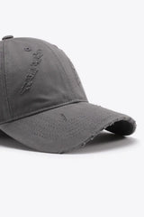 Distressed Adjustable Baseball Cap - Trendsi - Flyclothing LLC