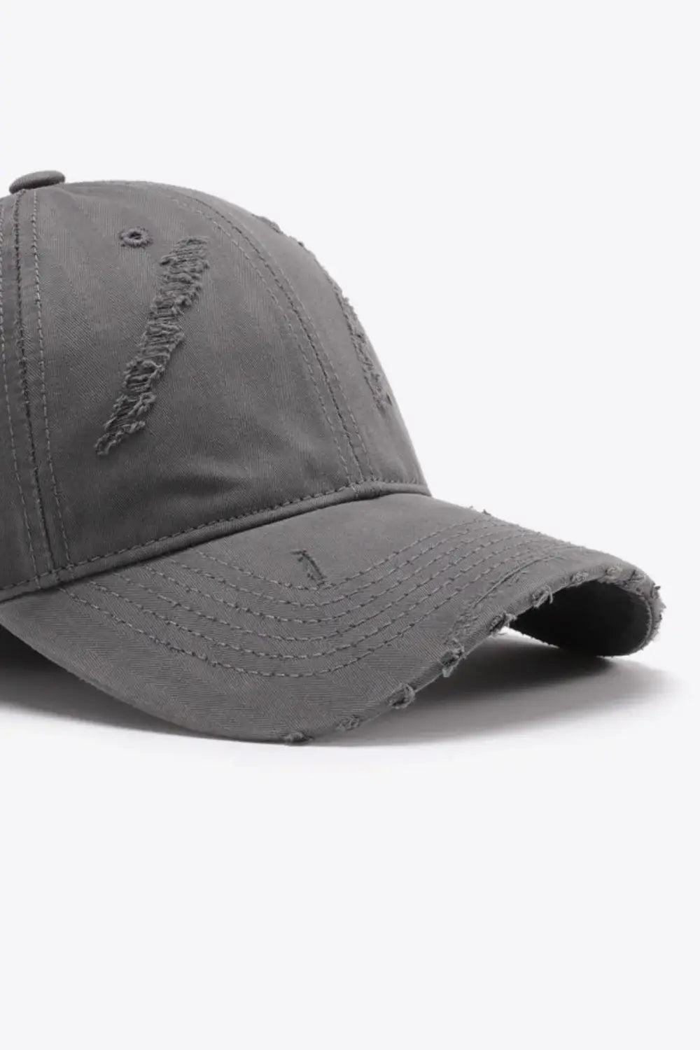 Distressed Adjustable Baseball Cap - Trendsi - Flyclothing LLC