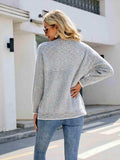 Button Down V-Neck Cardigan with Pockets - Trendsi - Flyclothing LLC