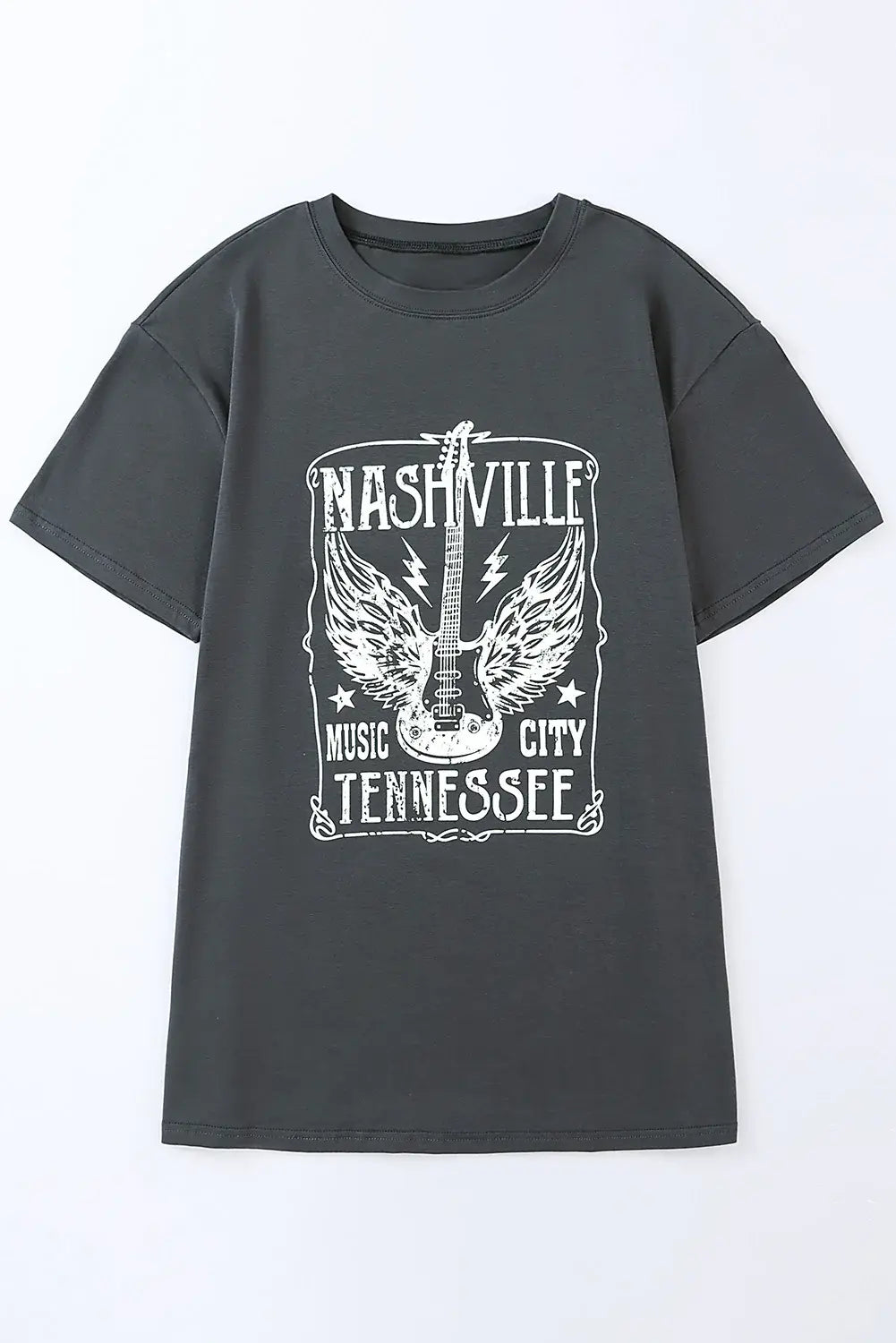 NASHVILLE MUSIC CITY TENNESSEE Graphic T-Shirt - Trendsi - Flyclothing LLC