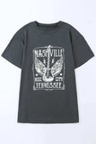 NASHVILLE MUSIC CITY TENNESSEE Graphic T-Shirt - Trendsi - Flyclothing LLC