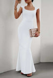 Cap Sleeve Scoop Neck Maxi Dress - Trendsi - Flyclothing LLC