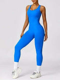 Cutout Racerback Active Jumpsuit - Trendsi - Flyclothing LLC