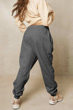 Simply Love Full Size Drawstring Angel Graphic Long Sweatpants - Trendsi