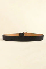 Glitter PU Leather Belt - Trendsi - Flyclothing LLC