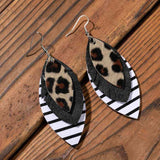 PU Leather Drop Earrings - Trendsi - Flyclothing LLC