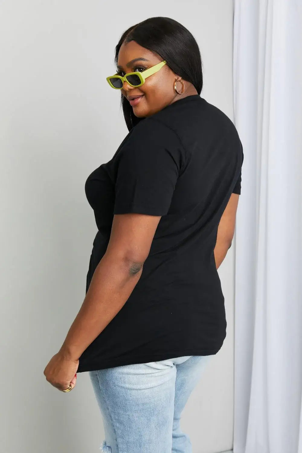 mineB Full Size Butterfly Graphic Tee Shirt - Trendsi - Flyclothing LLC