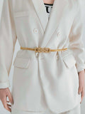 Knot Buckle Metal Belt - Trendsi - Flyclothing LLC