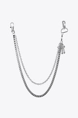 Double-Layered Cross Waist Chain - Trendsi - Flyclothing LLC