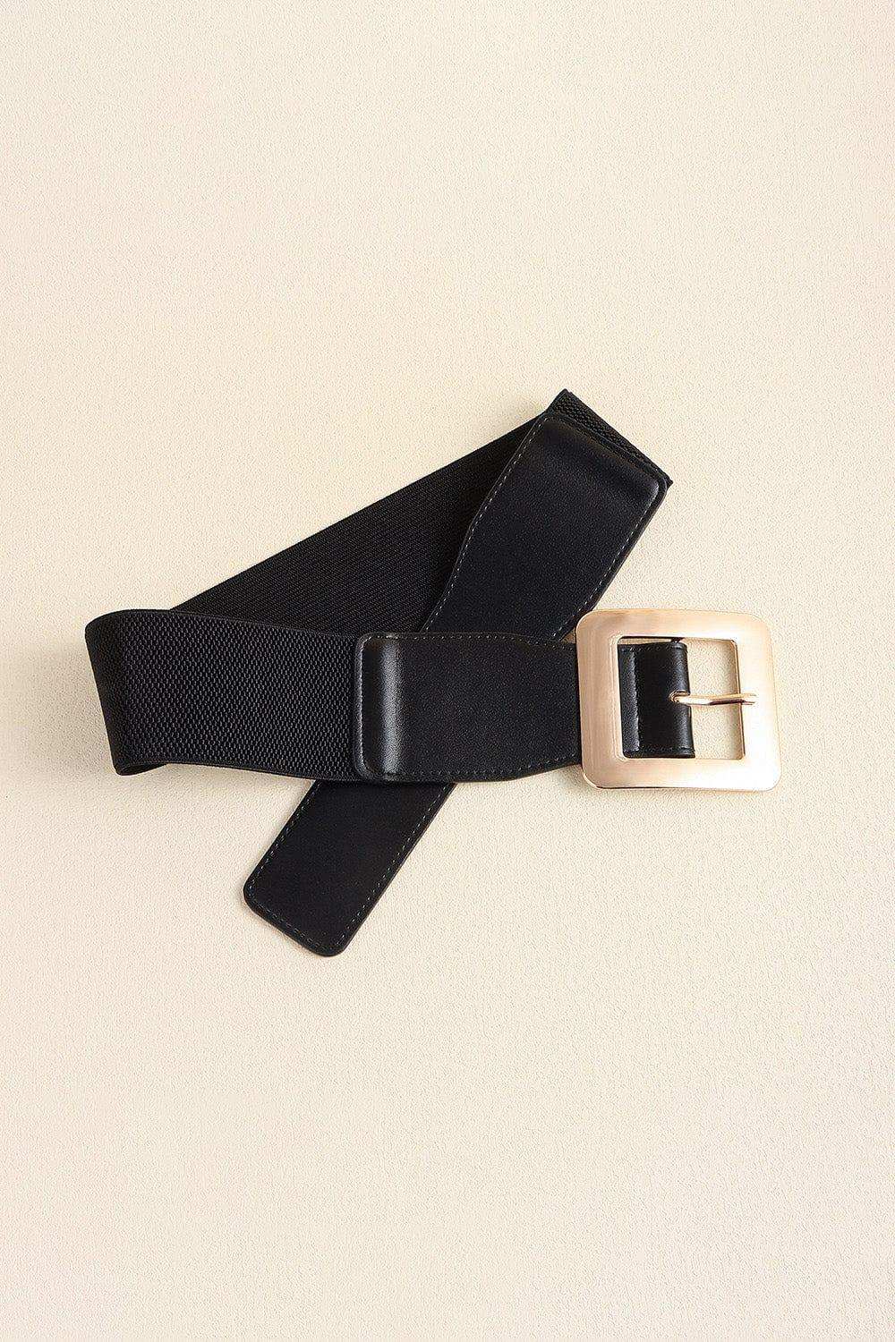 Alloy Buckle PU Leather Belt - Trendsi - Flyclothing LLC