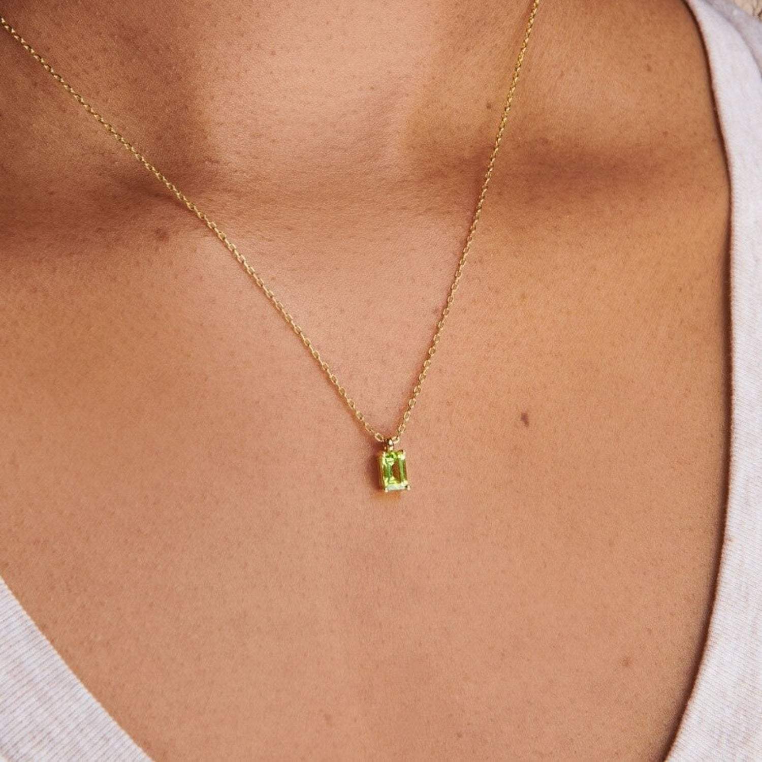 Titanium Steel Inlaid Zircon Pendant Necklace - Trendsi - Flyclothing LLC