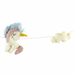 Felt Unicorn Garland - Global Groove - Global Groove