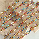 18K Gold-Plated Titanium Steel Necklace - Trendsi - Flyclothing LLC