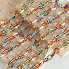 18K Gold-Plated Titanium Steel Necklace - Trendsi
